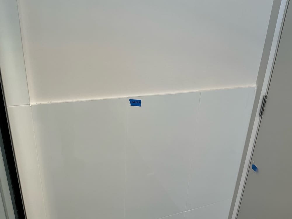 Bathroom, recorded during a handover inspection in Morayfield