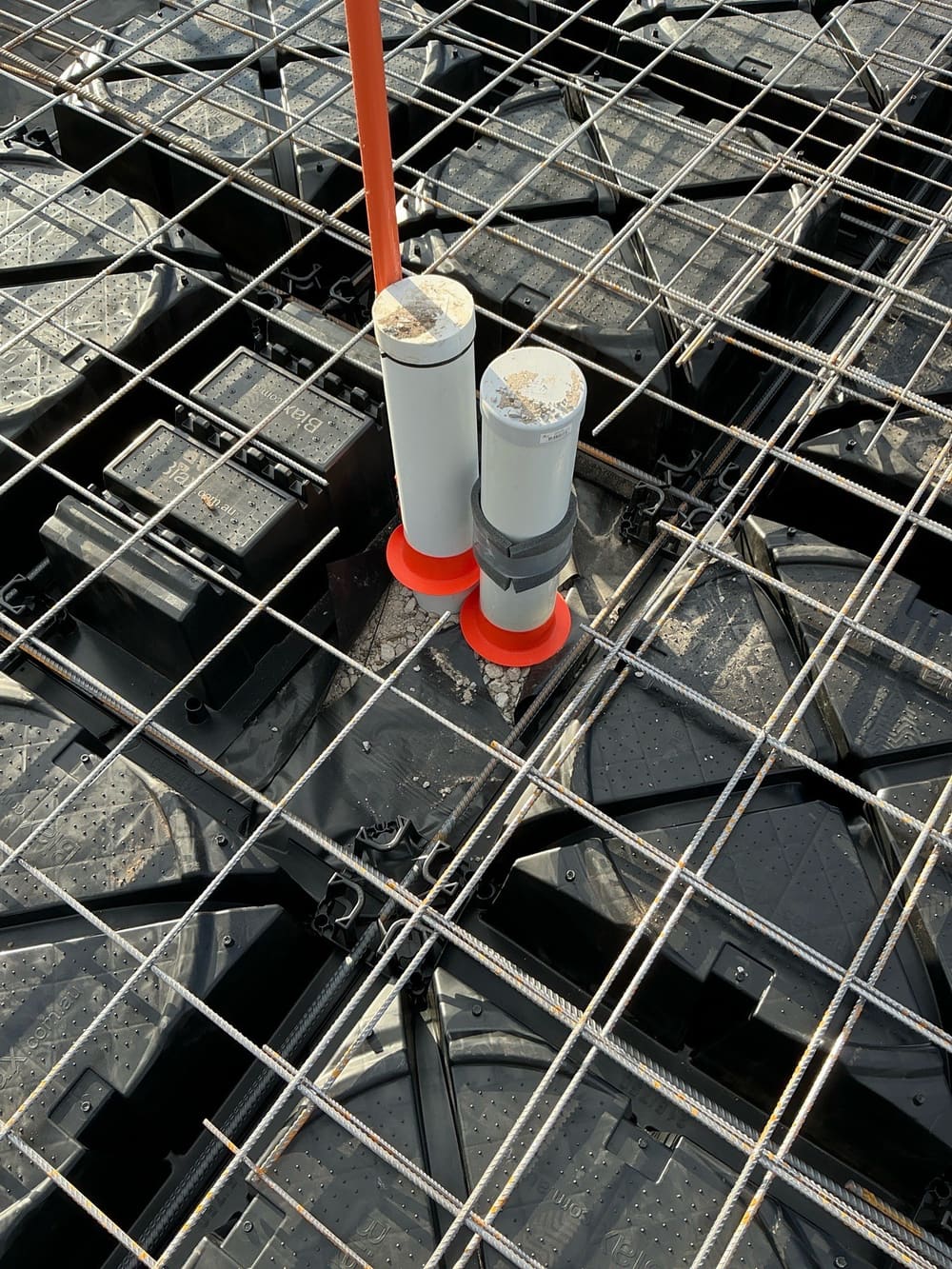Joints are not sealed, recorded during a slab pre-pour inspection in Morayfield